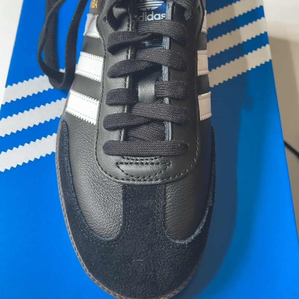NEW ADIDAS SAMBA OG, B75807 BLACK/WHITE, MEN’S 8, WOMEN’S 9+
